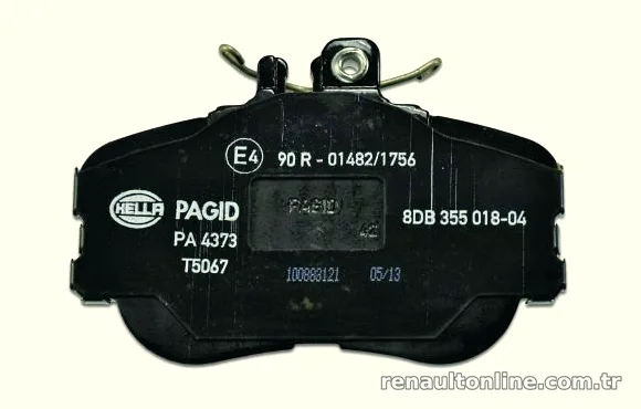 HELLA PAGID 8DB355018041 Fren Disk Balata - HELLA PAGID - 8DB355018041