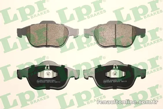 LPR 05P1678 Fren Disk Balata - LPR - 05P1678