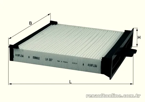 MAHLE LA227 Polen Filtresi - MAHLE - LA227