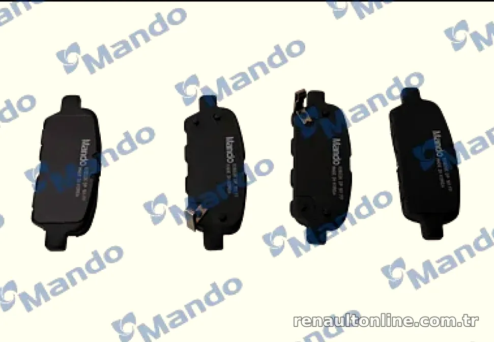 ARKA FREN BALATASI NISSAN QASHQAI J10 2007 2013 XTRAIL 2007 2013 PARTHFINDER 2013> KOLEOS-KADJAR - Mando - MANDO MPS07NS