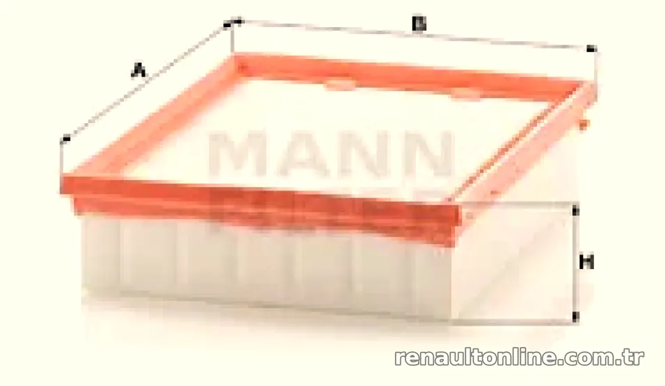 HAVA FILTRESI LAGUNA III LATITUDE 1,5DCI / 2,0DCI - Mann Filter - MANN C2548