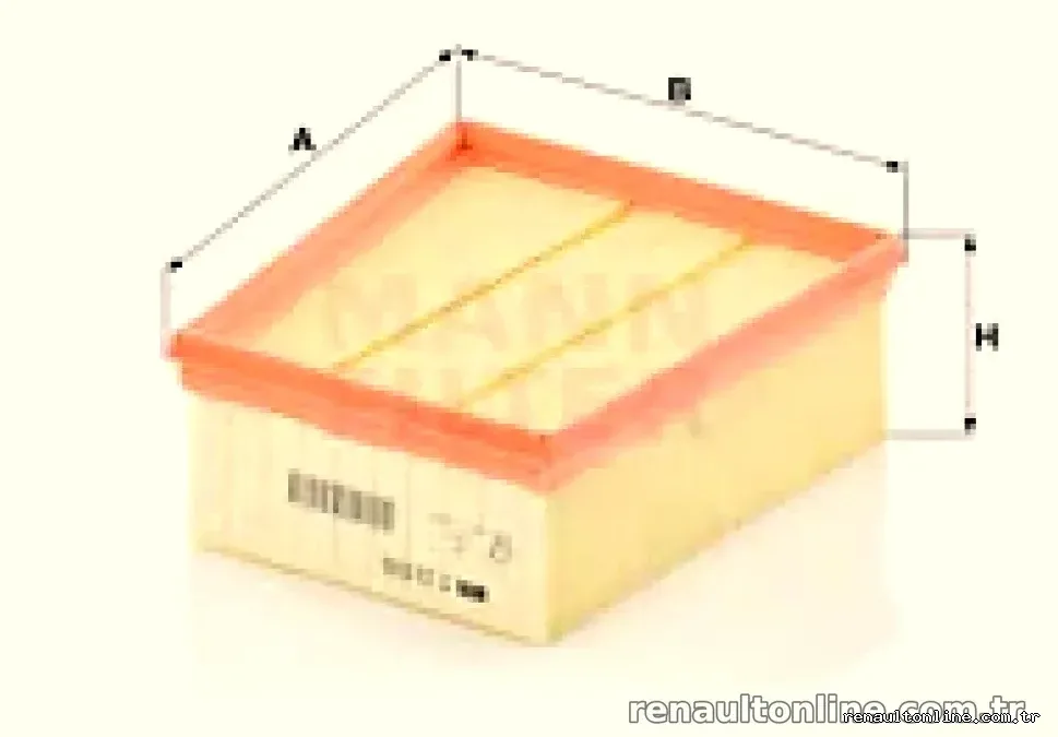 HAVA FILTRESI MEGANE IV 1,2 TCE 100H5F SCENIC IV GRAND - Mann Filter - MANN C22026