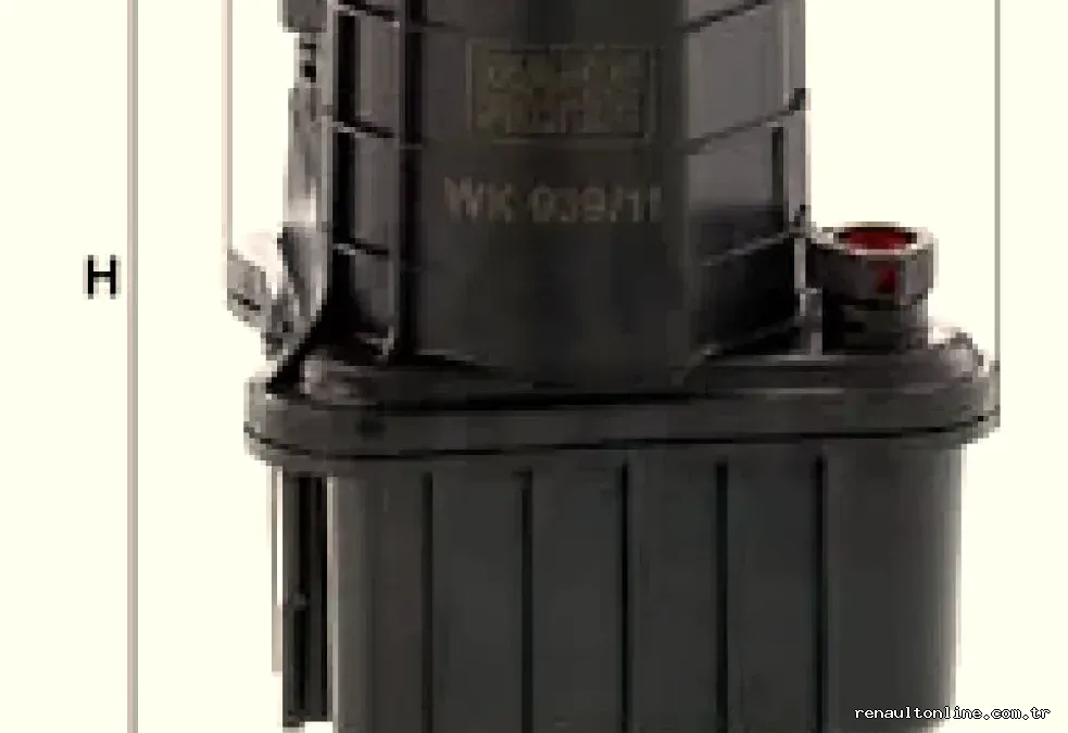 YAKIT (MAZOT) FILTRESI CLIO III MODUS 1,5 DCI 07> (65 / 80 hp) / (SENSORLU) - Mann Filter - MANN WK939/11X