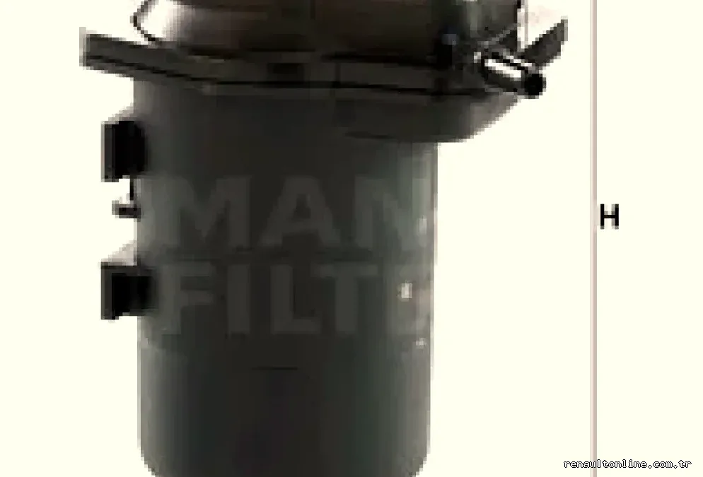 YAKIT (MAZOT) FILTRESI MEGANE II 1,5 DCI 101HP 10 / 03 06 / 05 - Mann Filter - MANN WK939/5
