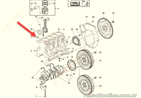 ORJINAL Grank Sensör 93178796