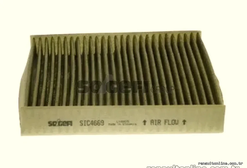 POLEN FILTRESI CLIO IV SYMBOL SANDERO II LOGAN II 0,9 / 1,2 / 1,5DCI (KARBONLU) - Purflux - PURFLUX AHC405
