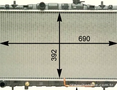 RAM Motor Radyatörü Otomatik 162113
