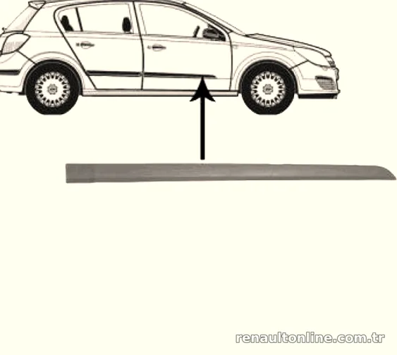 RAM Ön Kapı Çıtası / Bant / Kuşak 111071 - RAM