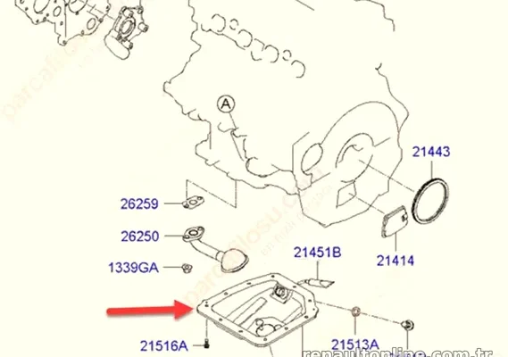 RAM Yağ Karteri MGA62175