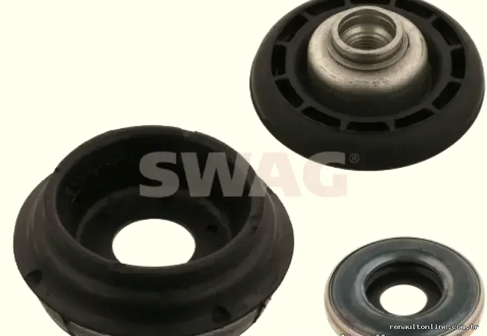 AMORTISÖR ÜST TAKOZU+RULMANI+DESTEK TABLASI 3 PARCA CLIO -TWINGOO - Swag - SWAG 60914943