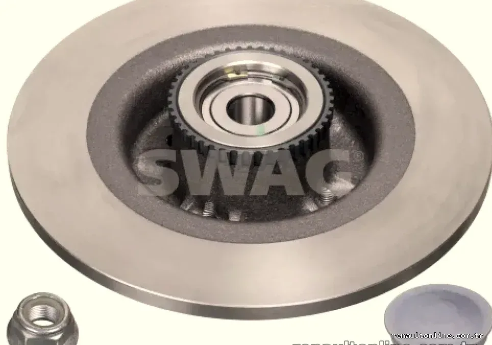 FREN DISKI TEKERLEK RULMANI VE ABS EMPÜLSIYON HALKASI OLAN MEGANE I-SCENIC I - Swag - SWAG 60924290