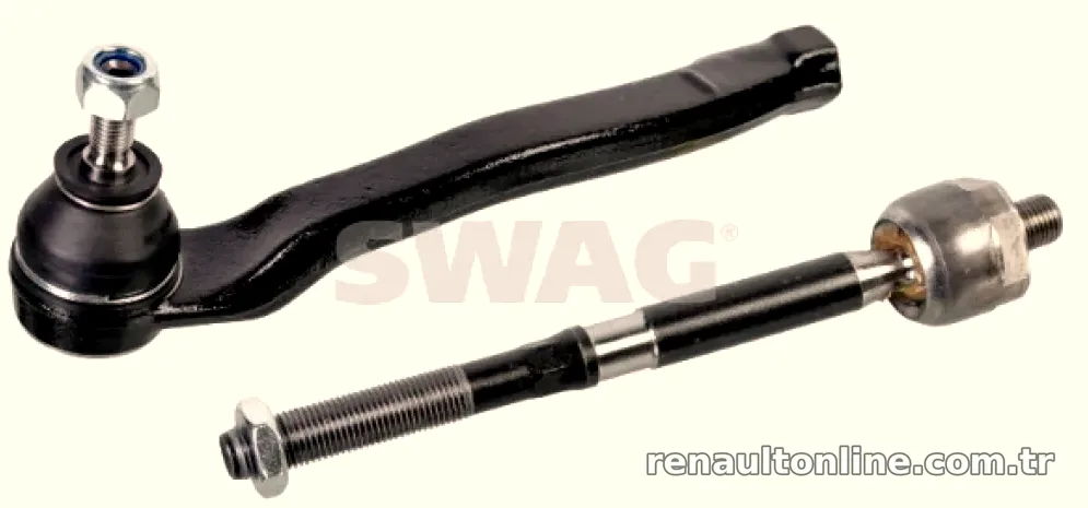 SAG ROT MILI+ROT BASI SOMUN VE EMNIYET SOMUNU DAHIL MEGANE II-SCENIC II 02-> - Swag - SWAG 60937618