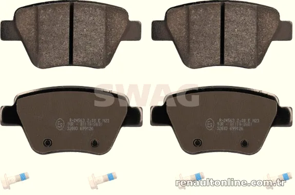 SWAG 30916797 Fren Disk Balata - SWAG - 30916797