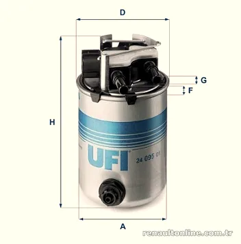 UFI 2409501 Yakıt Filtresi - UFI - 2409501