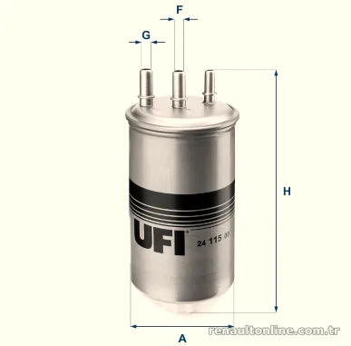 UFI 2411500 Yakıt Filtresi - UFI - 2411500