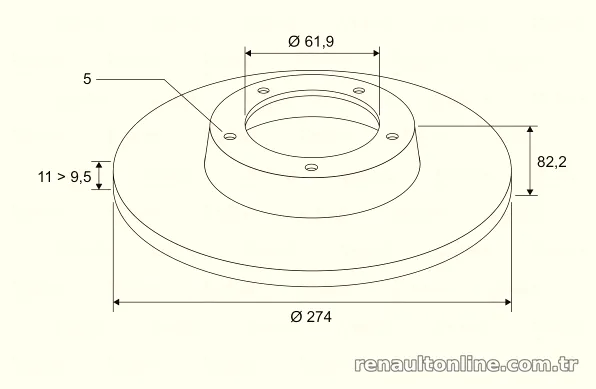 VALEO 197312 Fren Disk Ayna - VALEO - 197312