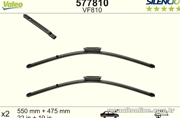 VALEO 577810 Silecek Süpürgesi - VALEO - 577810
