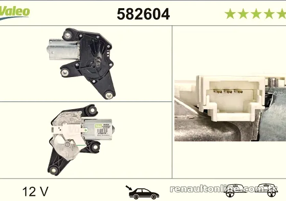 VALEO 582604 Silecek Motoru - VALEO - 582604