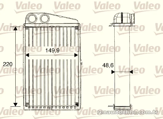 VALEO 812247 Kalorifer Radyatörü - VALEO - 812247